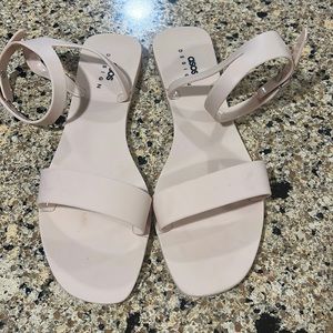 ASOS Nude Rubber Sandals